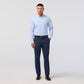 Mizzen+Main Upton Chino Pant in Navy - full-length styled view (Navy)