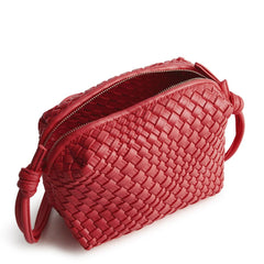 Blake Crossbody - Woven Faux Leather