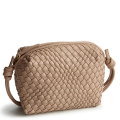 Blake Crossbody - Woven Faux Leather