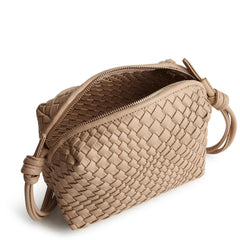 Blake Crossbody - Woven Faux Leather