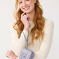 Carlow All in One Crossbody: Blue Leaf