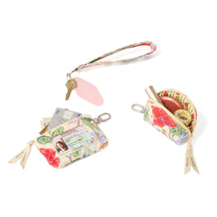 Dual Pouch Wide Wristlet