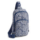 Lorman Sling Backpack: Waves Paisley