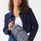 Lorman Sling Backpack: Waves Paisley