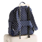 Bancroft Backpack: Rachel Ditsy Peacoat