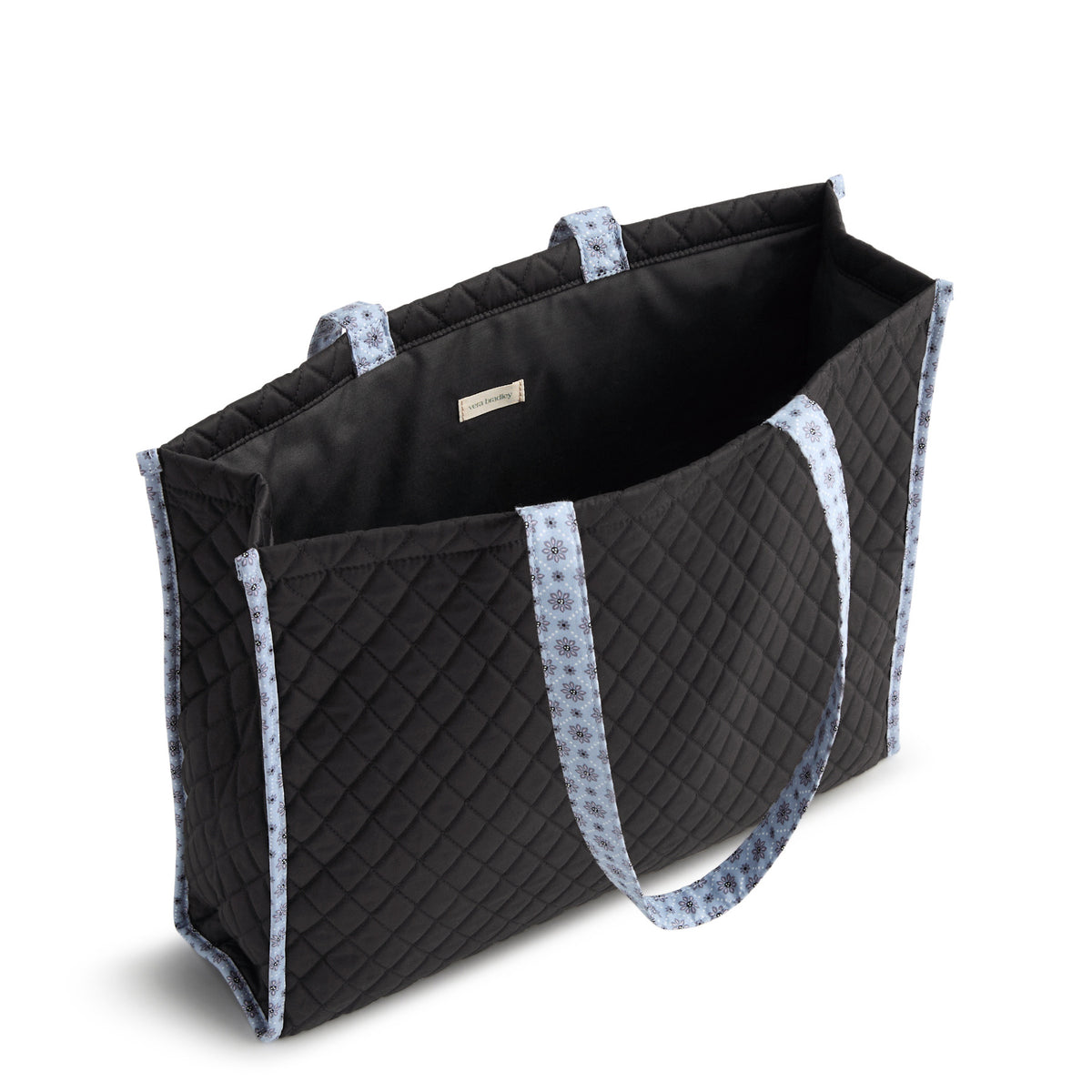 Vera Bradley Branning Tote Moonless Night, open interior (Moonless Night)