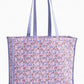 Vera Bradley Branning Tote Wildflower Sprigs Ditsy Lilac, front view (Wildflower Sprigs Ditsy Lilac)