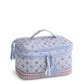 Brush Up Cosmetic Case: Blue Leaf