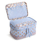 Brush Up Cosmetic Case: Blue Leaf