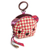 Classic Mini Bear Bag Charm: Festive Check Patchwork