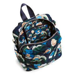A Convertible Small Backpack in Immersed Blooms pattern from Vera Bradley.