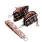 Dual Pouch Wide Wristlet: Melissa Ditsy