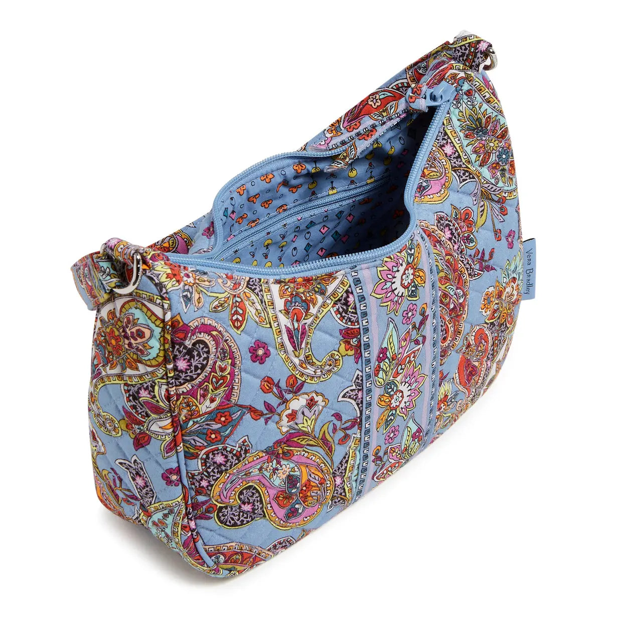 Vera Bradley Frannie Crescent Crossbody in Provence Paisley.