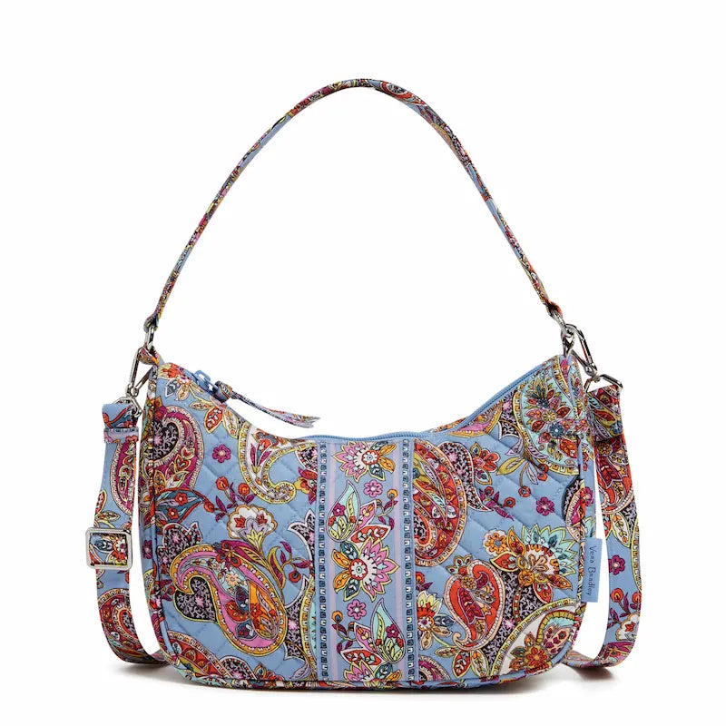 Vera Bradley Frannie Crescent Crossbody in Provence Paisley.