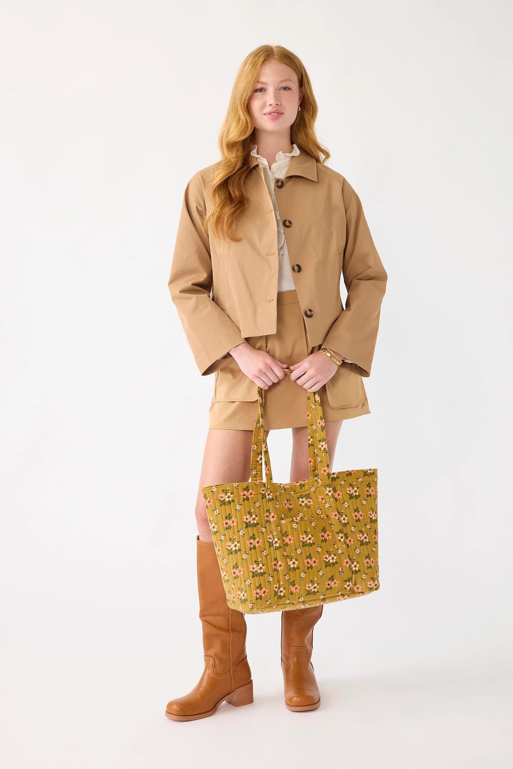 Hathaway Tote: Honeybloom