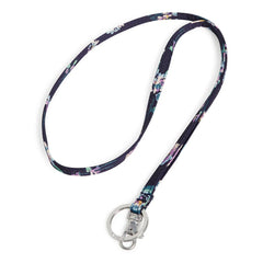Vera Bradley Lanyard - Navy Garden
