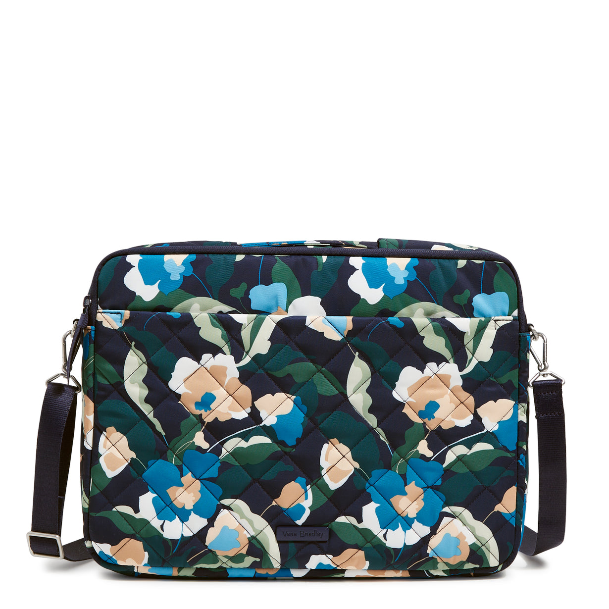 A Laptop Crossbody Workstation from Vera Bradley, in their new Immersed Blooms pattern.