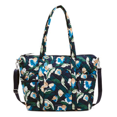 A Large Multi-Strap Tote Bag in Immersed Blooms.