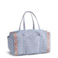 Large Original Duffel: Blue Leaf