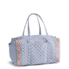 Large Original Duffel: Blue Leaf