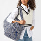 Large Original Duffel: Waves Paisley