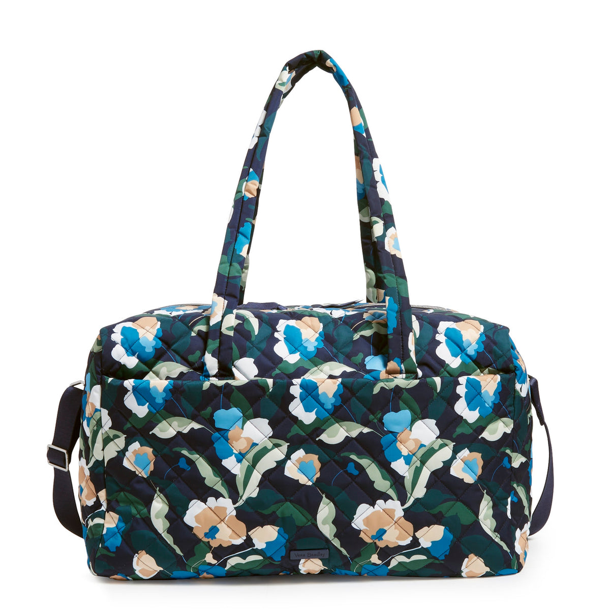 A Large Travel Duffel Bag in Immersed Blooms pattern from Vera Bradley.