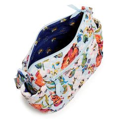 Vera Bradley On the Go Sea Air Floral, top view.