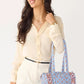 Original 100 Handbag: Blue Leaf