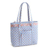 Original Vera Tote: Blue Leaf