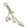 Peanuts Bag Charm: Country Club Peanuts Paisley