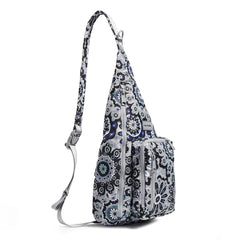 A ReActive Sling Backpack in Tranquil Medallion from Vera Bradley.
