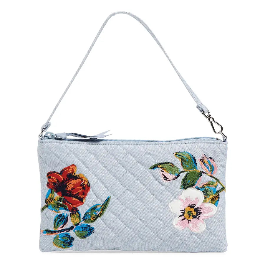 Vera Bradley RFID Convertible Wristlet Sea Air Floral, front view.