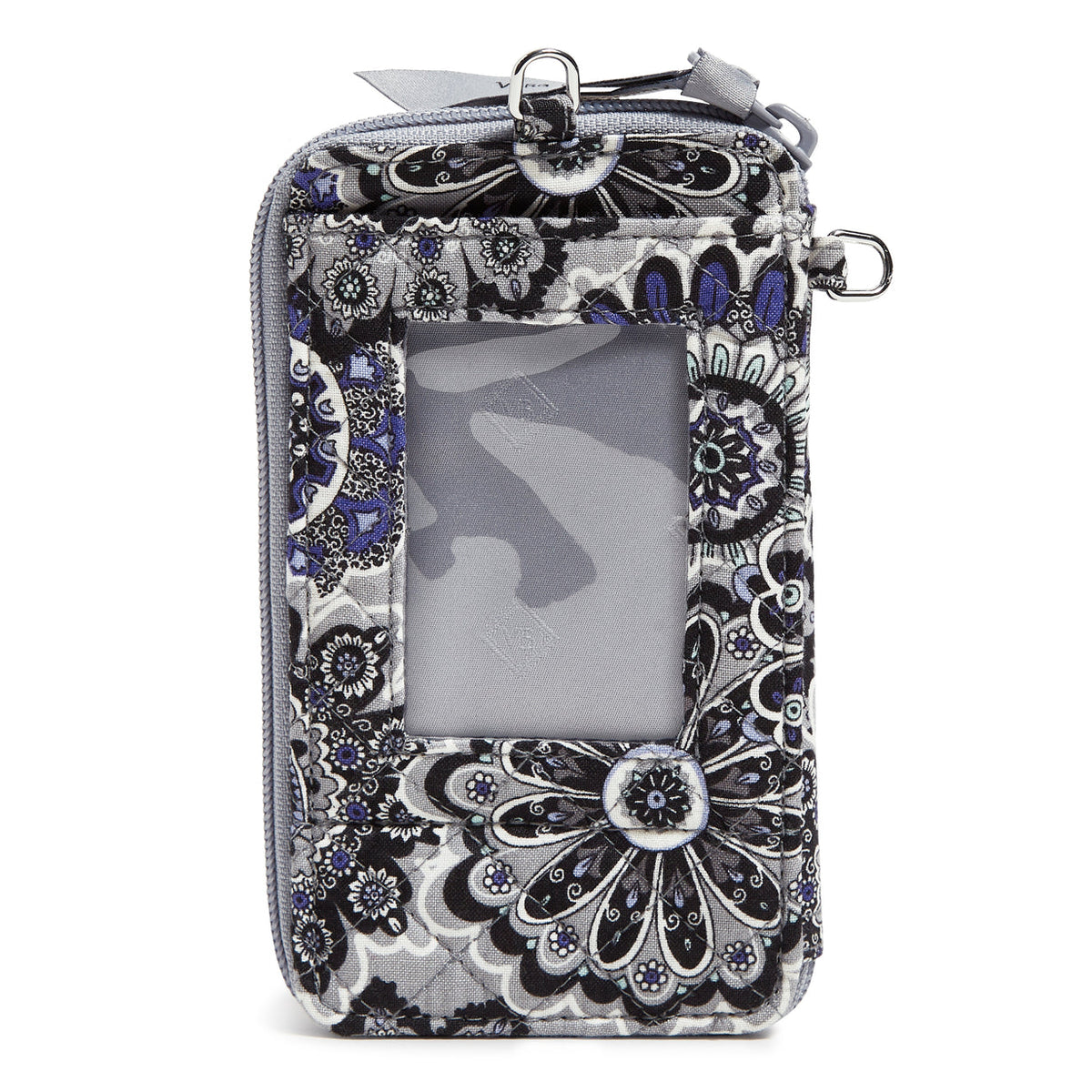 A Vera Bradley RFID Smartphone Wristlet Wallet in Tranquil Medallion.