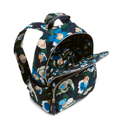 Vera Bradley Small Backpack in Immersed Blooms pattern.