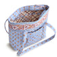 Small Original Vera Tote: Blue Leaf