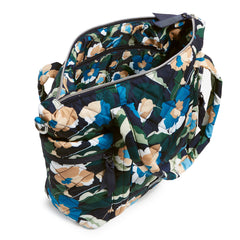 A Vera Bradley Small Multi-Strap Tote Bag in Immersed Blooms pattern.