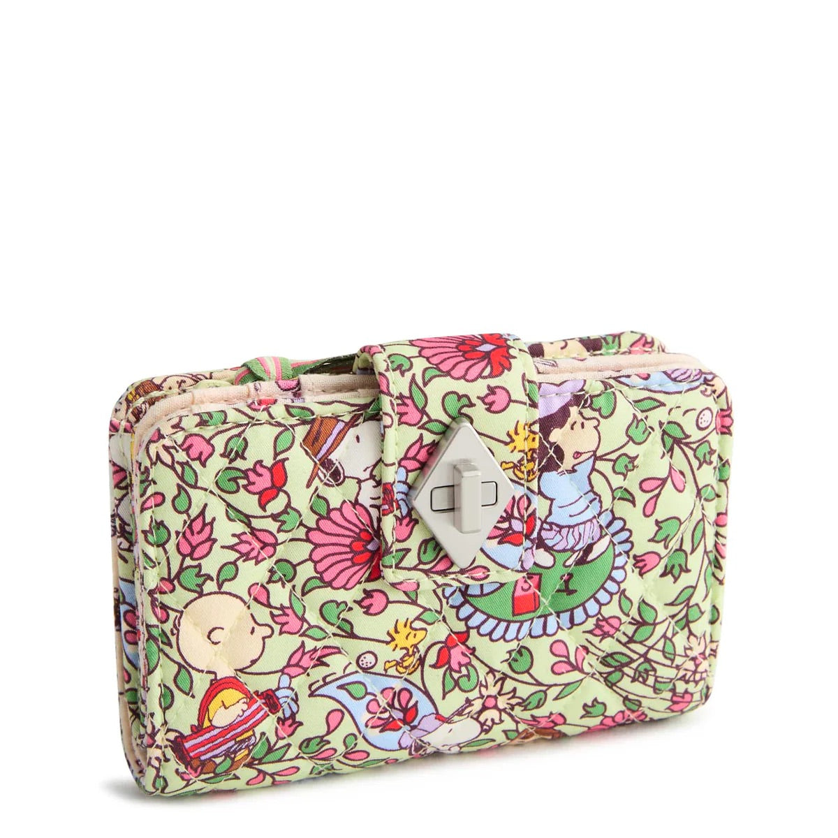 Small Turnlock Wallet : Country Club Peanuts Paisley