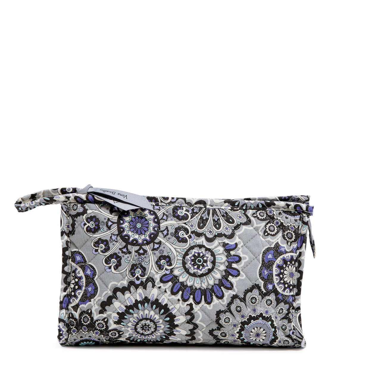 A Trapeze Cosmetic Bag in Tranquil Medallion.
