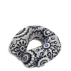A Vera Bradly Travel Neck Pillow in Tranquil Medallion pattern.