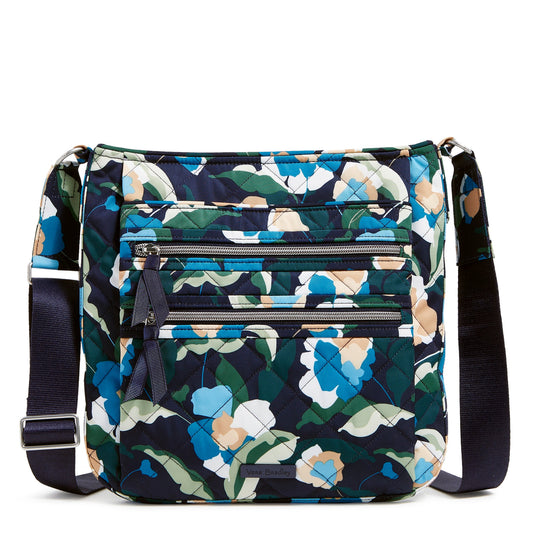 A Triple Zip Hipster Bag in Immersed Blooms pattern. 1230