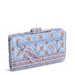 Turnlock Wallet: Blue Leaf