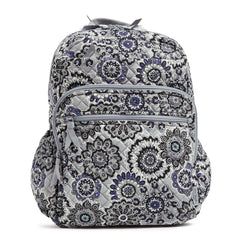 An XL Campus Backpack in Tranquil Medallion pattern from Vera Bradley.