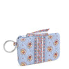Zip ID Case: Blue Leaf