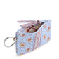 Zip ID Case: Blue Leaf