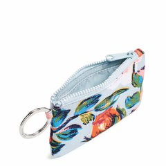 ReActive Zip ID Lanyard Sea Air Floral, backside.