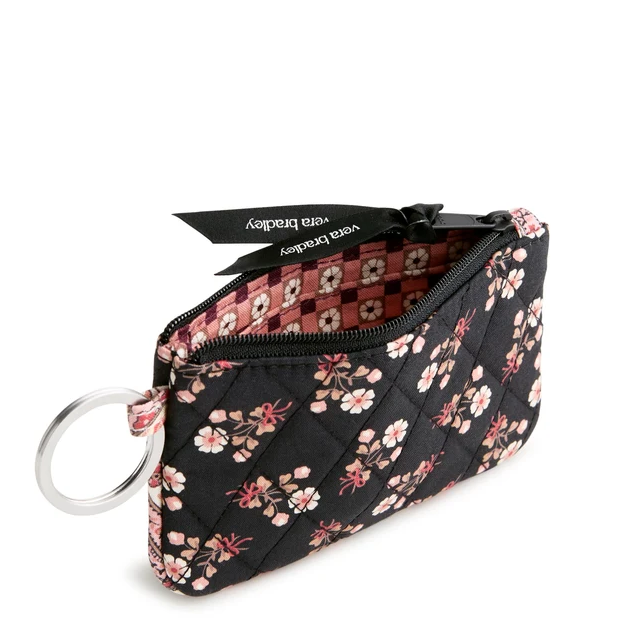 Zip ID Pouch w/Breakaway Lanyard: Melissa Ditsy