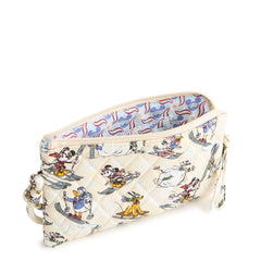 Zip Wristlet : Downhill Skiing Mickey and Friends