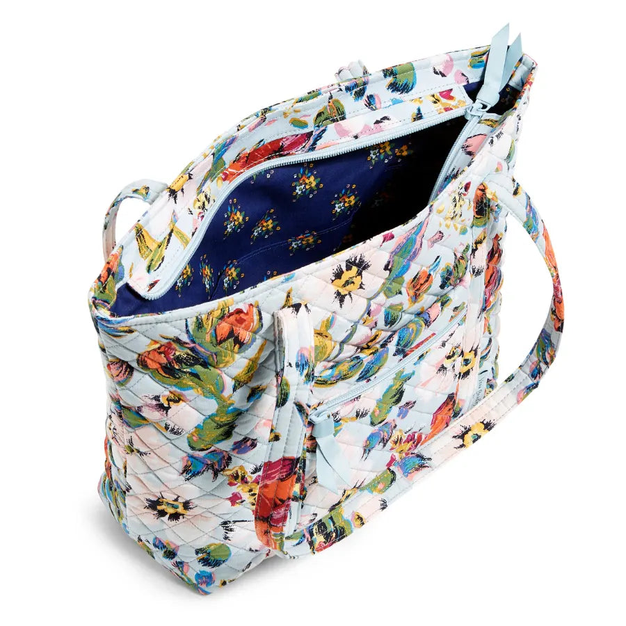 Small Vera Tote Bag - Sea Air Floral