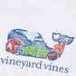 Football Field Whale Long Sleeve Tee