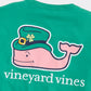St. Patrick's Day Whale Long Sleeve Tee